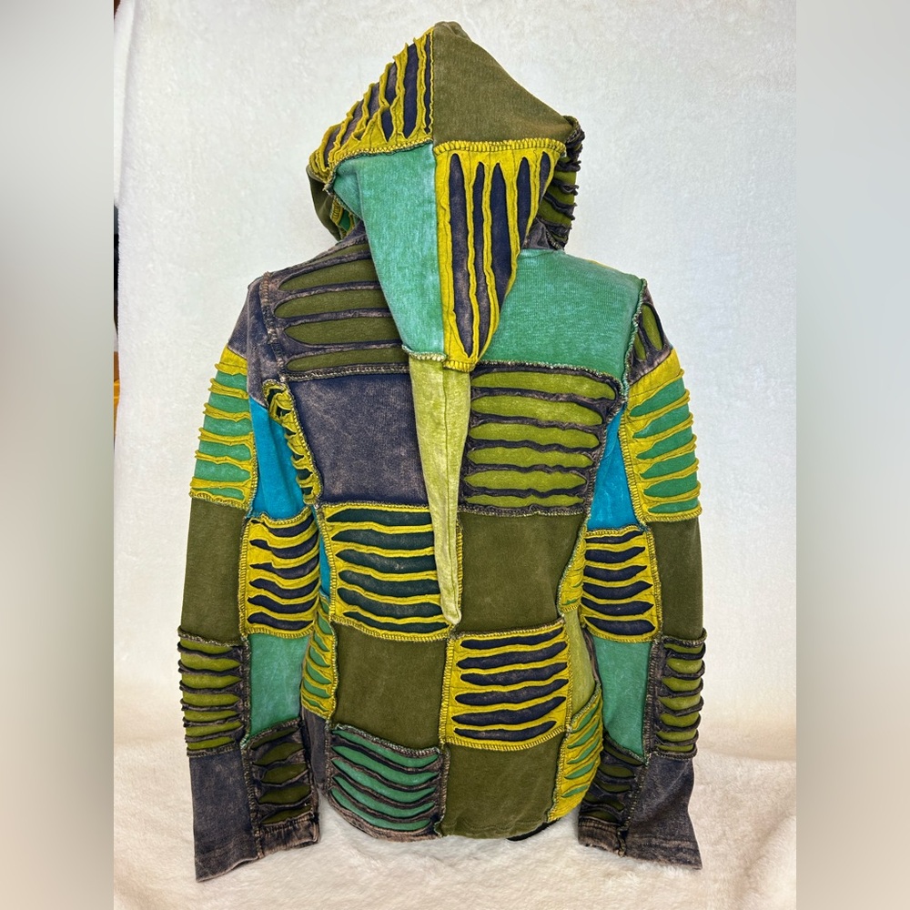 Rhea Pixie Elf Bold Patchwork Boho Hippie Gypsy F… - image 7